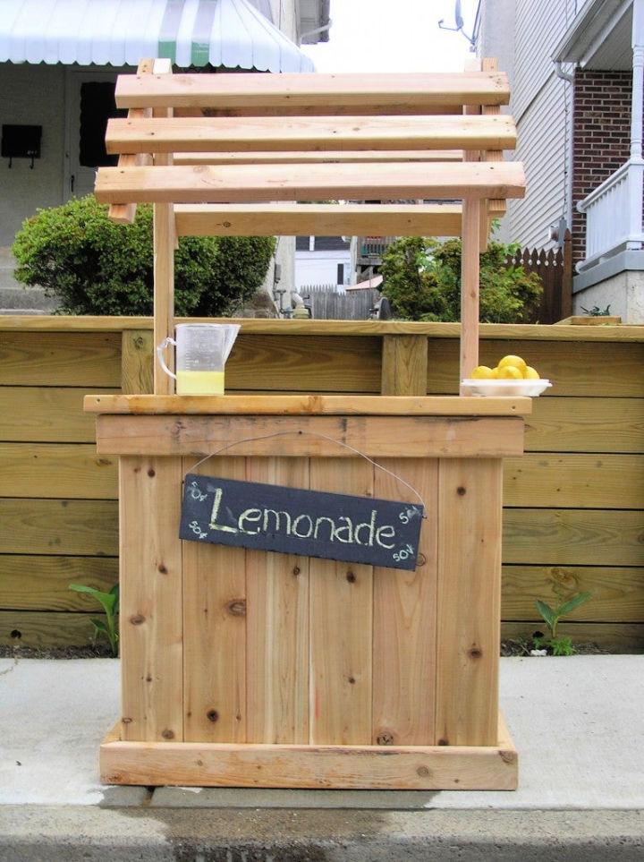 How to Build a Wooden Lemonade Stand