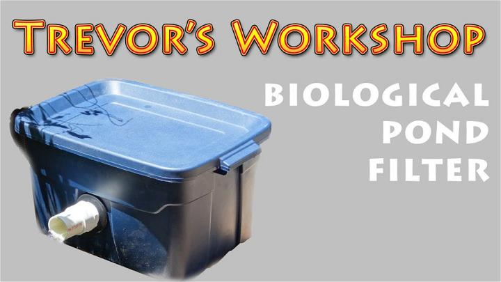 How to Make Biological Pond Filter
