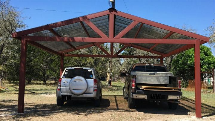 Inexpensive Metal Carport Idea