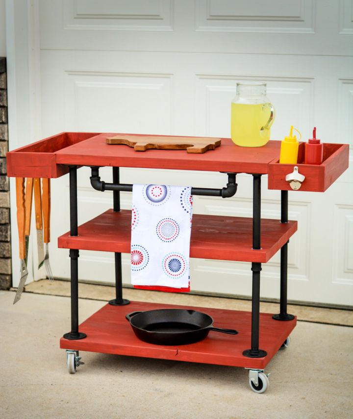 Make Your Own Rolling Grill Cart