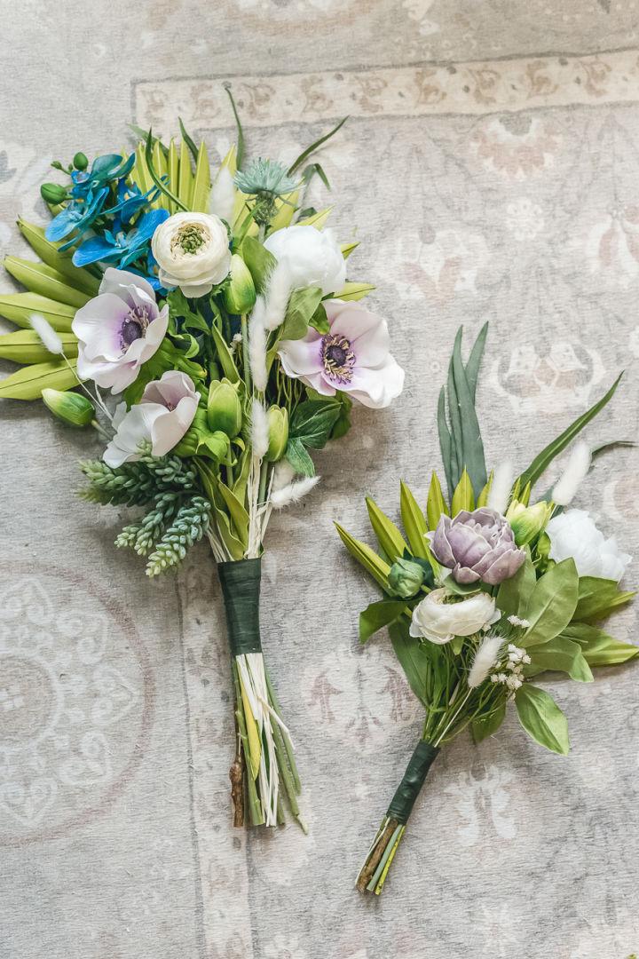 Make a Wedding Bouquet With Artificial Flowers
