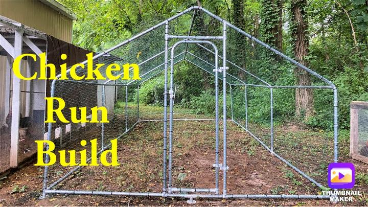 Metal Walk In Chicken Run