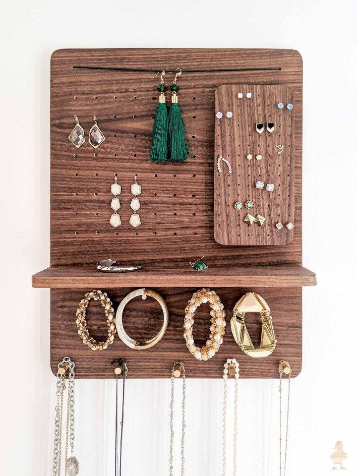 Modern Wooden Jewelry Holder