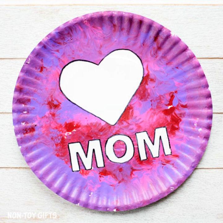 Paper Plate Painting for Mothers Day
