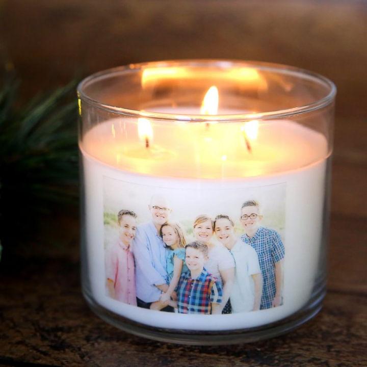 Photo Candles Gift for th Year Anniversary