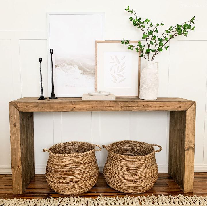 Reclaimed Wood West Elm Console Table