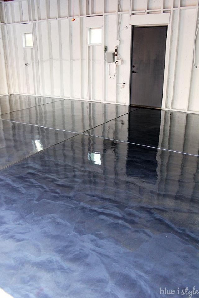 Rock Solid Metallic Garage Floor