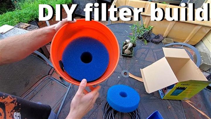 Simple 5 Gallon Bucket Pond Filter