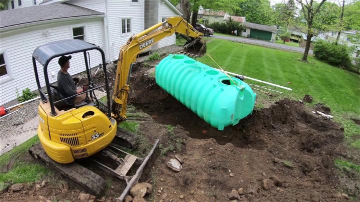 Simple Poly Septic Tank Installation