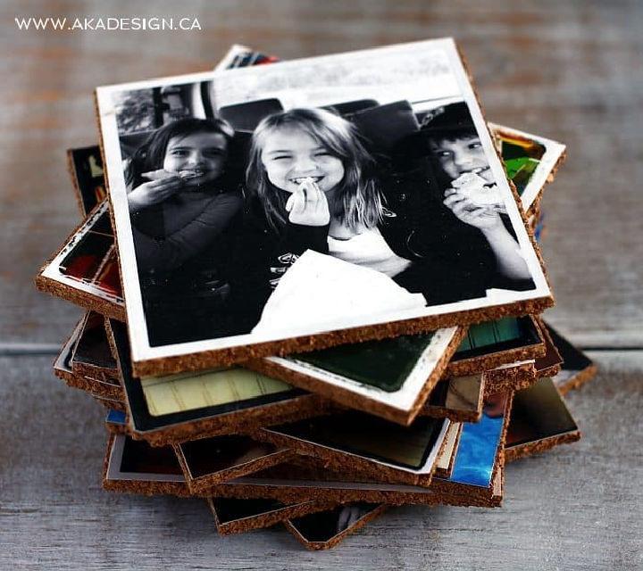 Thoughtful Photo Coasters Anniversary Gift