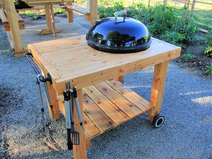 Weber Grill Cart BBQ Station