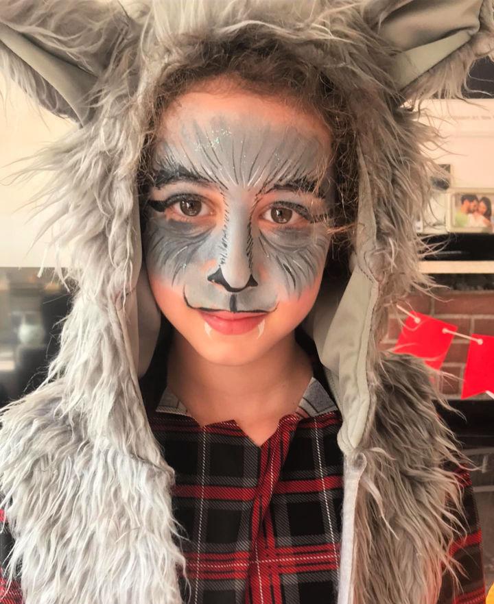 Werewolf Halloween Face Paint