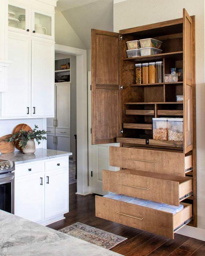 Wooden Pantry Renovation