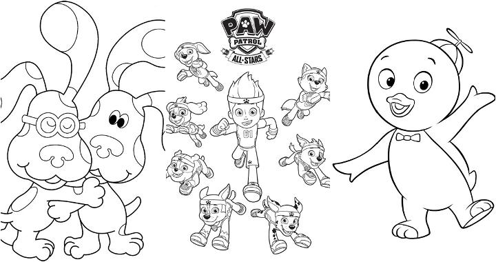 15 Easy and Free Nick Jr Coloring Pages for Kids and Adults - Cute Nick Jr Coloring Pictures and Sheets Printable