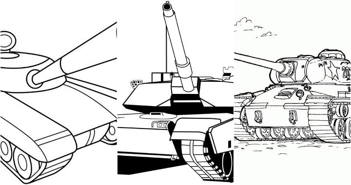 free printable tank coloring pages