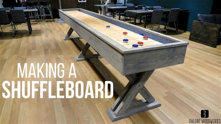 Meter Long Shuffleboard Plan