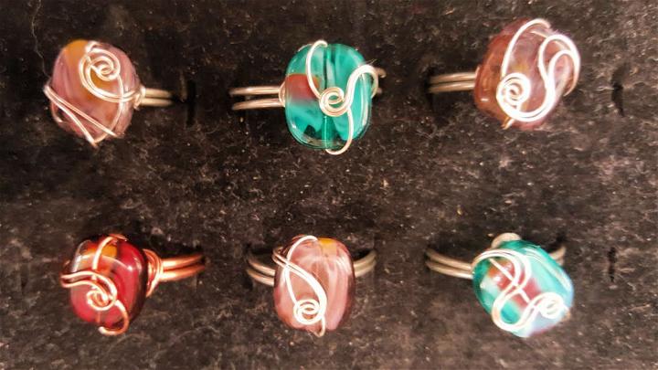 Beautiful Wire Wrapped Rings