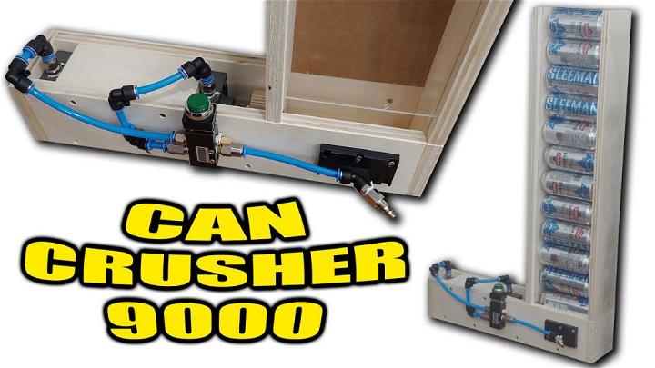 Build Your Own Pneumatic Can Crusher