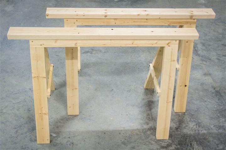 Build a Pair of Sturdy Folding Sawhorses