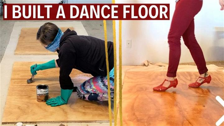 Building a Folding Practice Dance Floor