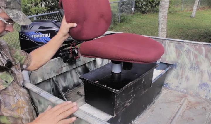 Building a Office Chair Boat Seat