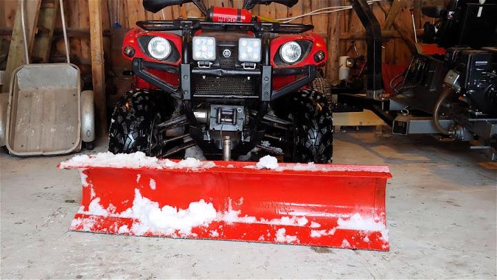 Building a Snow Plow for ATV
