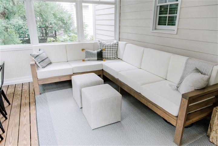 Building an Outdoor Sectional Sofa