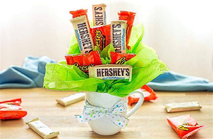 Candy Bouquet Step by Step Instructions