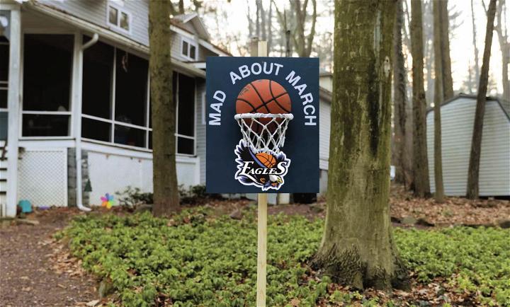 Create a Basketball Yard Sign