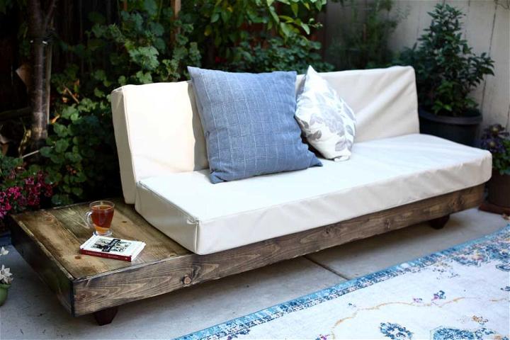 Custom Patio Couch with Cushions