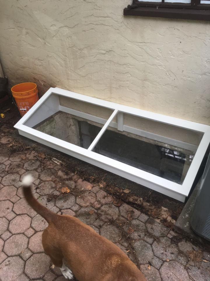 Built a Window Well Cover