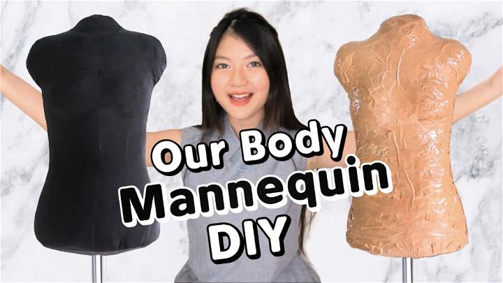 DIY Body Shape Form Using Duct Tape and Fabric