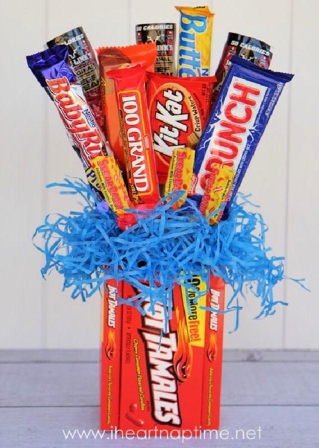 DIY Candy Bouquet for Fathers Day