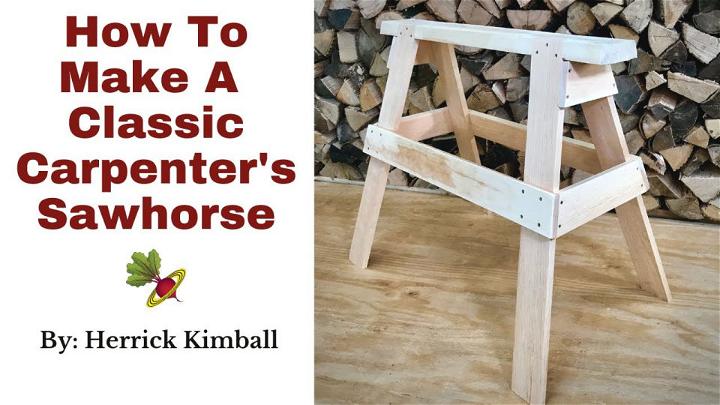 DIY Classic Carpenters Sawhorse