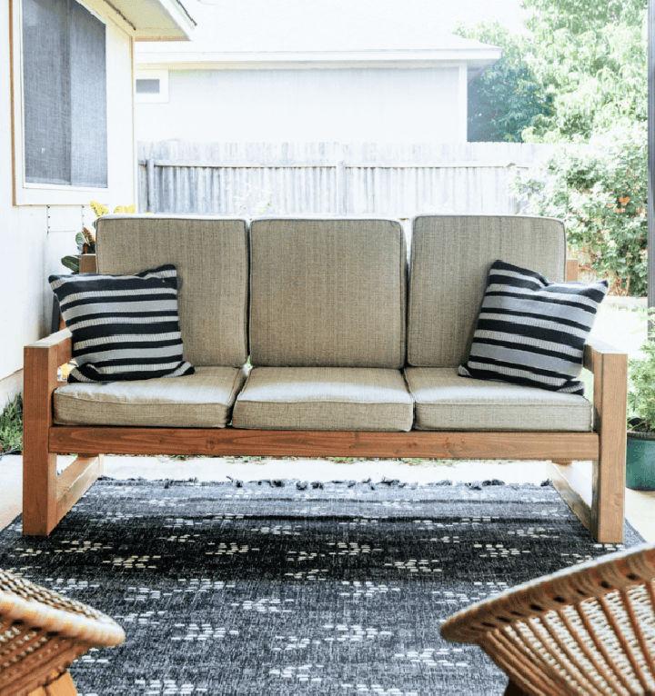 DIY Couch for the Back Porch