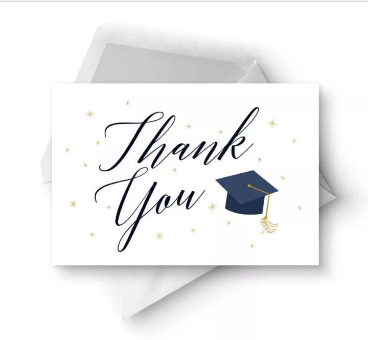 Customize Printable Graduation Thank You Card