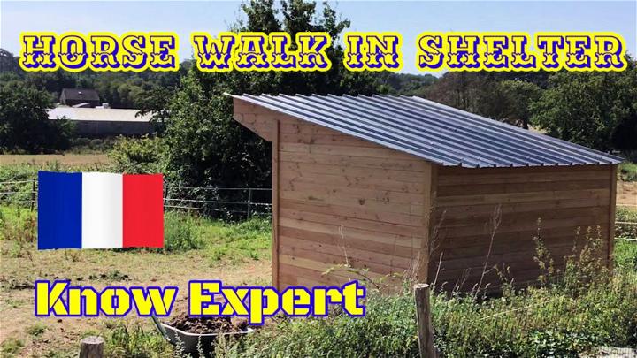DIY Horse Field Shelter