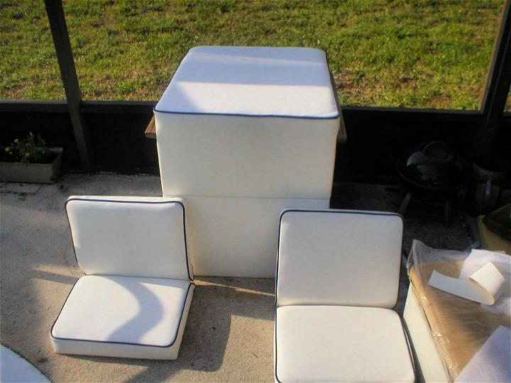 DIY Marine Vinyl Boat Seats