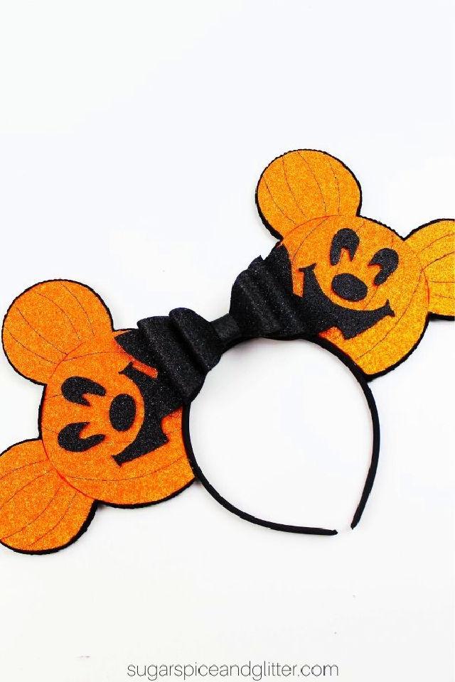 DIY Mickey Pumpkin Headband