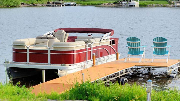 DIY Pontoon Boat Makeover