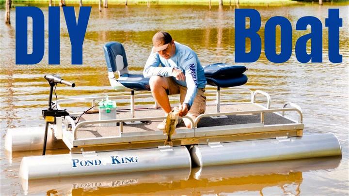 DIY Pontoon Boat for Bass Pond