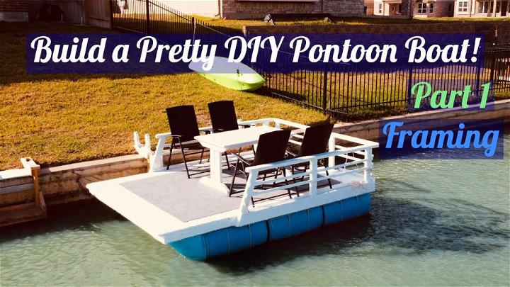 DIY Pontoon Boat with Seats