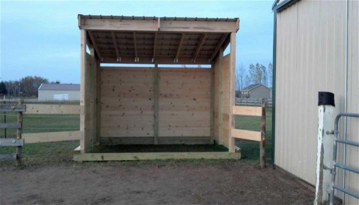 DIY Portable Horse Shelter