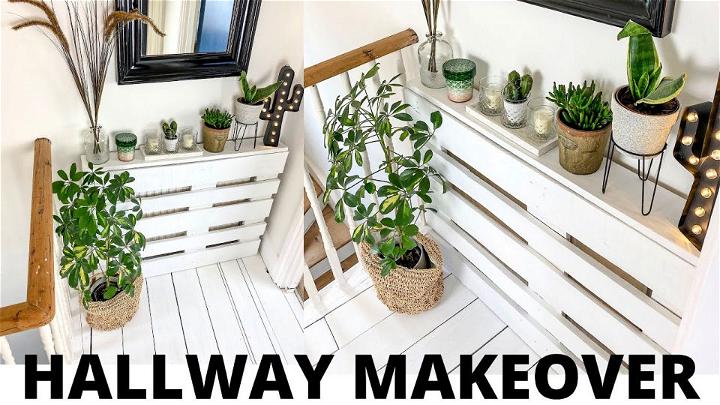 DIY Radiator Cover Using a Pallet Crate