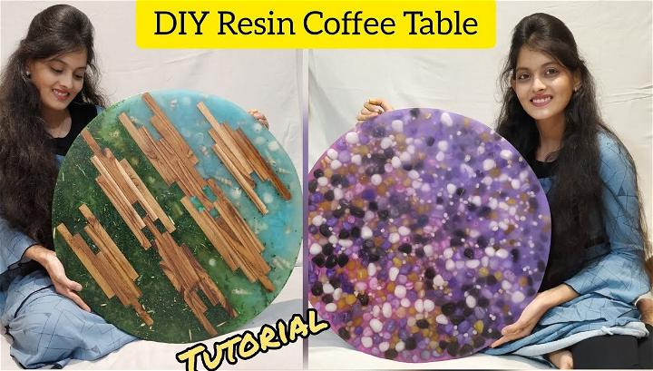 DIY Resin Coffee Table Top
