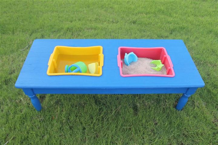 DIY Sand and Water Sensory Table