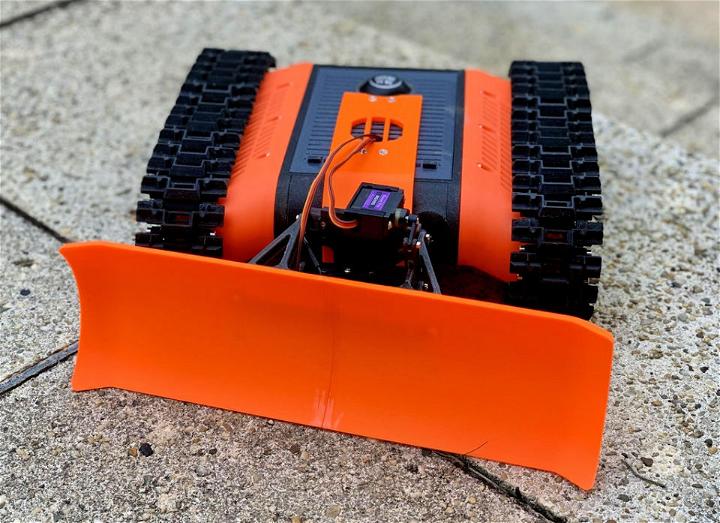 DIY Snow Plow for the FPV Rover