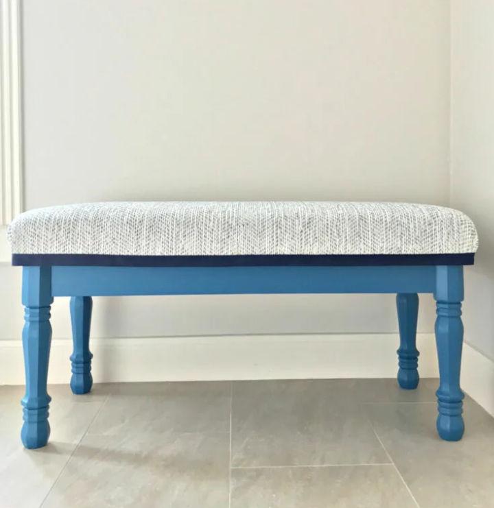 DIY Upholstered Entryway Bench