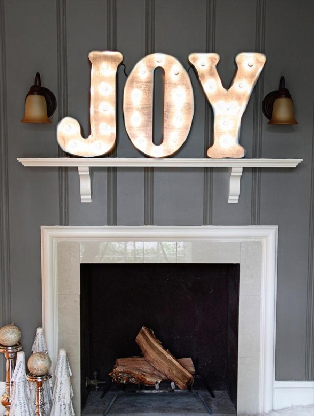 DIY Vintage Marquee Letters