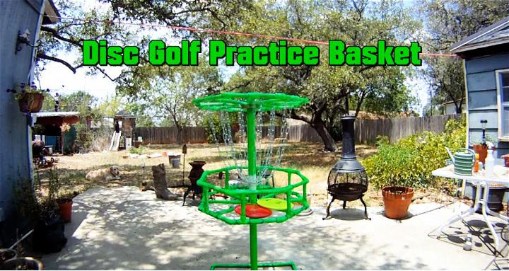 Disc Golf Basket Out of PVC Pipe